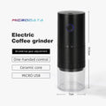 Molinillo de Café Eléctrico Portátil — Muelas Cerámicas Ajustables