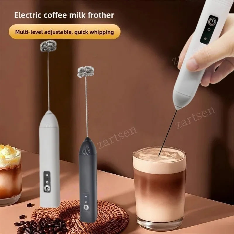 Espumador de leche eléctrico inalámbrico para café