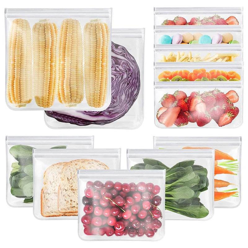 Bolsas de Silicona Reutilizables — Herméticas y Sin Plástico