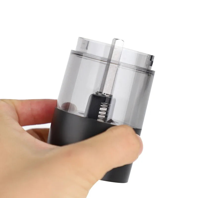 Molinillo Eléctrico de Sal y Pimienta — Molido Ajustable con un Botón