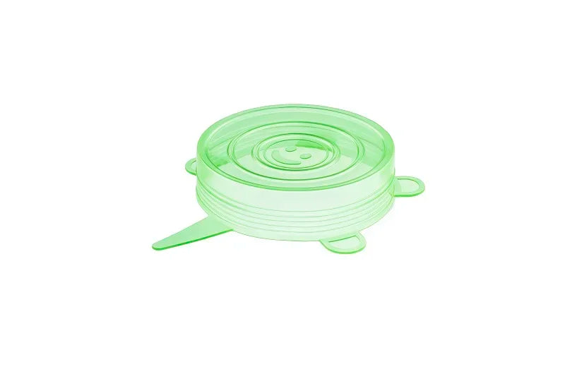 Tapas Elásticas de Silicona (Pack 8) — Sellan Cualquier Recipiente