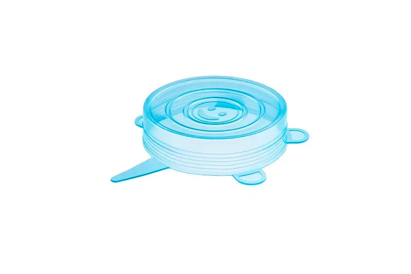 Tapas Elásticas de Silicona (Pack 8) — Sellan Cualquier Recipiente