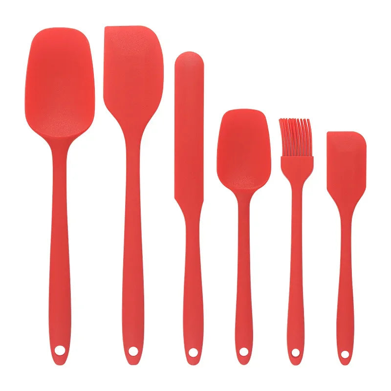 Set de Espátulas de Silicona para Repostería (6 piezas)