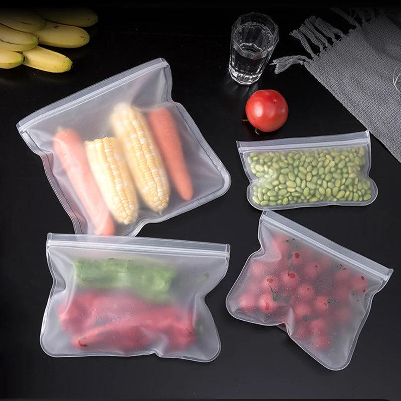 Bolsas de Silicona Reutilizables — Herméticas y Sin Plástico