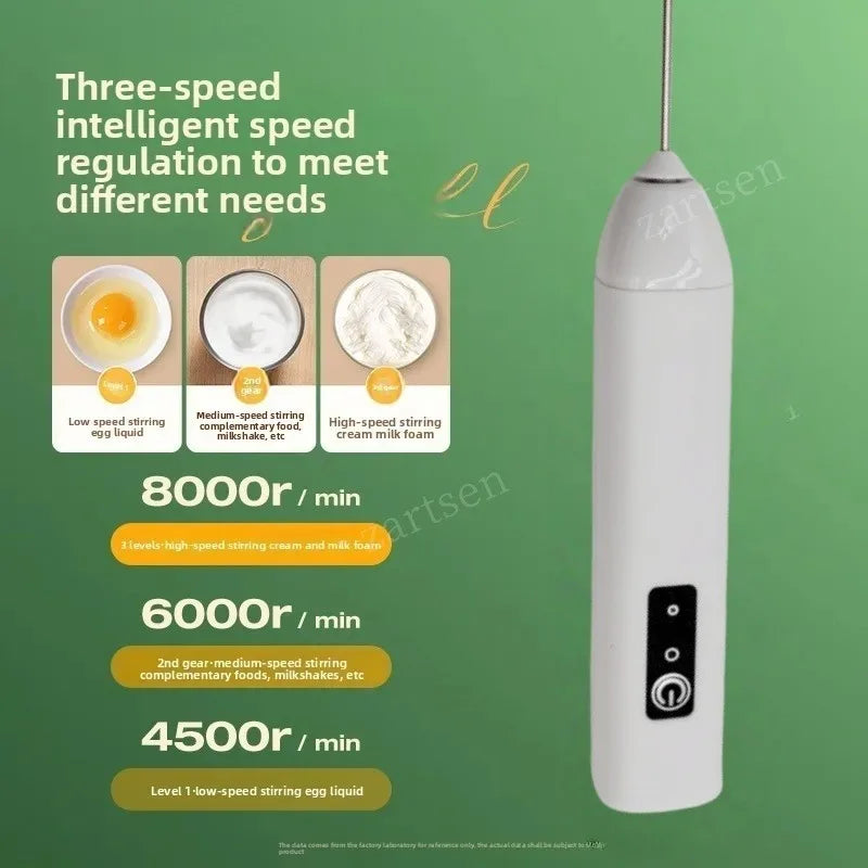Espumador de Leche Eléctrico Inalámbrico — Café Cremoso en Segundos