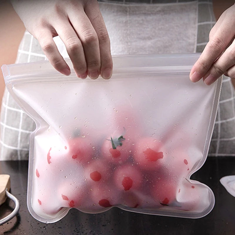 Bolsas de Silicona Reutilizables — Herméticas y Sin Plástico