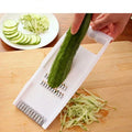 Cortador de Verduras 5 en 1 — Juliana, Rodajas y Dados al Instante