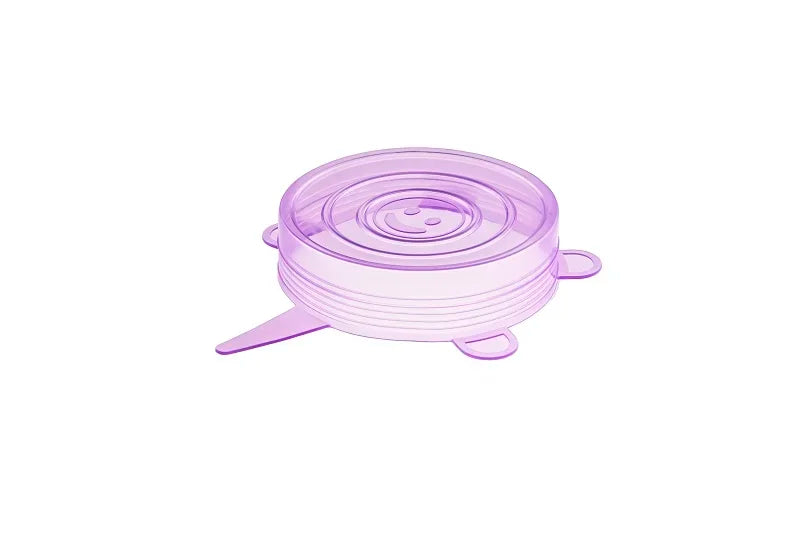 Tapas Elásticas de Silicona (Pack 8) — Sellan Cualquier Recipiente