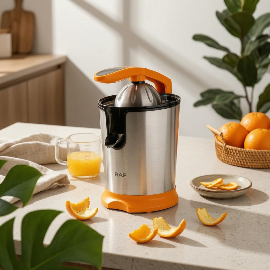 Exprimidor de naranjas eléctrico automático