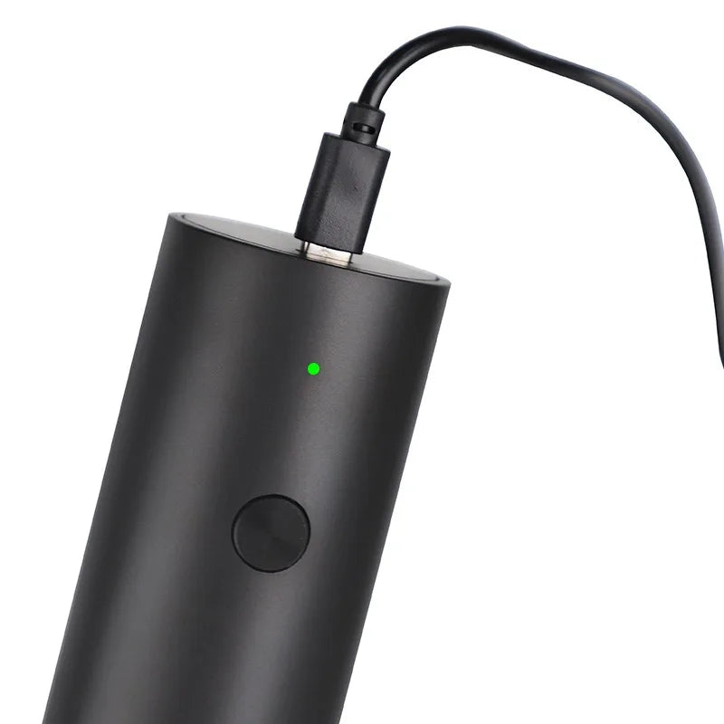 Molinillo Eléctrico de Sal y Pimienta — Molido Ajustable con un Botón
